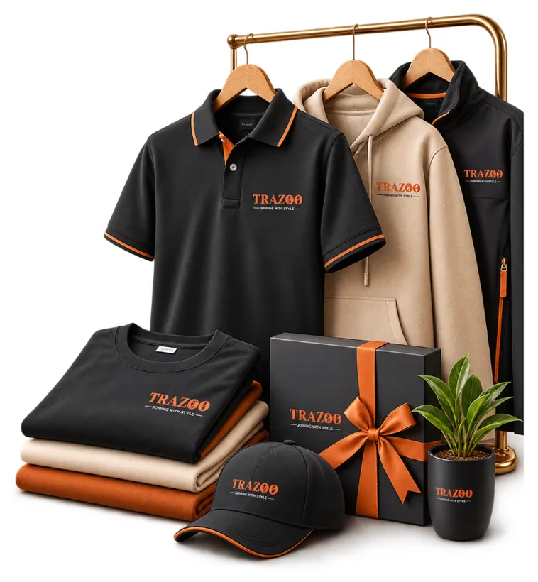 Apparel & Wearables — branded Trazoo range